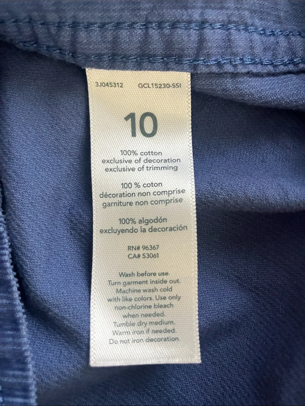 OshKosh B'gosh Indigo Blue Motorcycle-Print Button-Down Shirt
